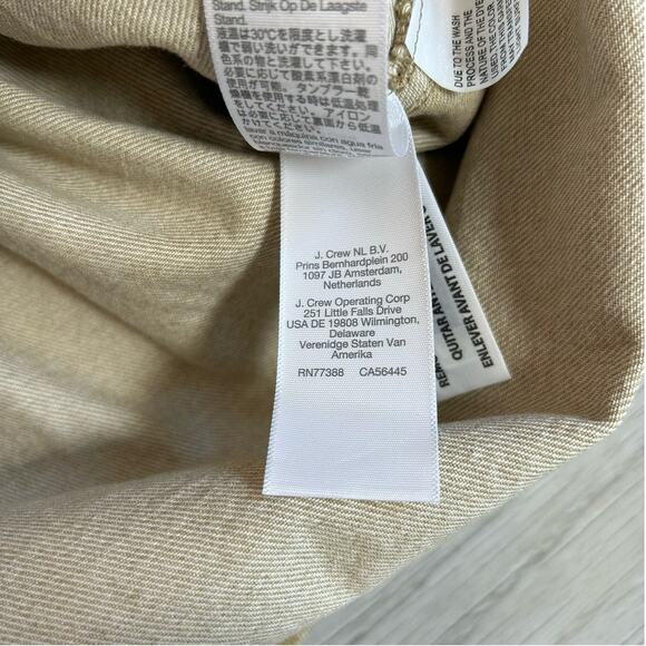 Madewell Tan Jean Jacket WMNS Small Long Sleeve Button-Up 100% Cotton Shirt LS - Picture 6 of 7